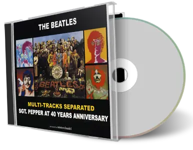 Front cover artwork of The Beatles Compilation CD Multi Tracks Separated Soundboard
