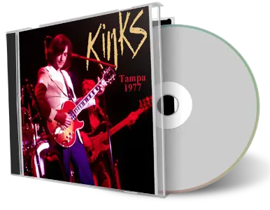 Front cover artwork of The Kinks 1977-05-08 CD Tampa Audience