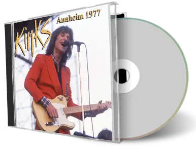 Front cover artwork of The Kinks 1977-06-19 CD Anaheim Audience