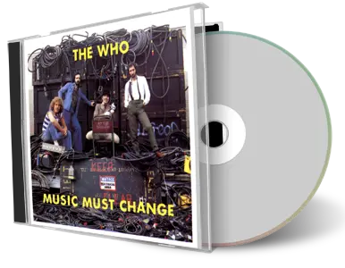 Front cover artwork of The Who Compilation CD Music Must Change Soundboard