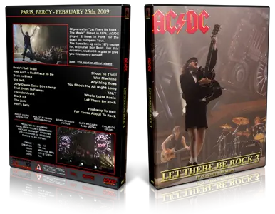 Artwork Cover of ACDC 2009-02-25 DVD Bercy Audience