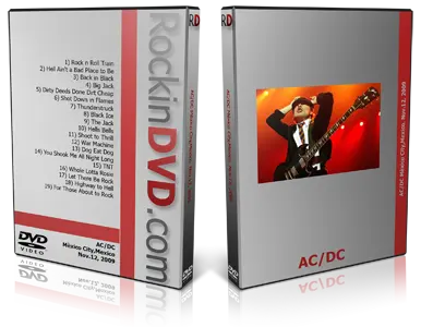 Artwork Cover of ACDC 2009-11-12 DVD Mexico City Audience