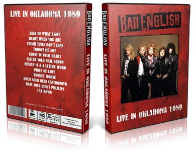 Artwork Cover of Bad English 1989-11-16 DVD Oklahoma City Audience