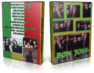 Artwork Cover of Bon Jovi 1993-04-06 DVD Milano Proshot