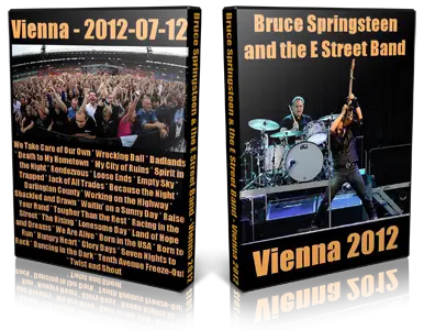 Artwork Cover of Bruce Springsteen 2012-07-12 DVD Vienna Audience