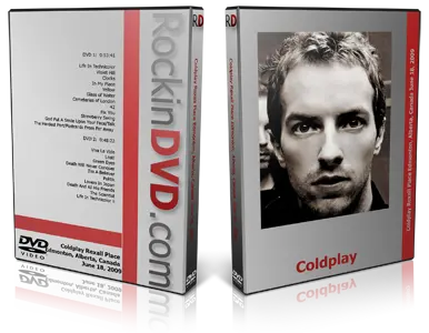 Artwork Cover of Coldplay 2009-06-18 DVD Edmonton Audience