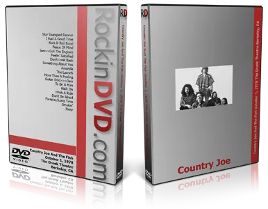 Artwork Cover of Country Joe And The Fish 1978-10-01 DVD Berkeley Proshot