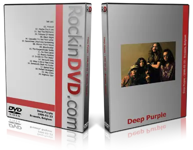 Artwork Cover of Deep Purple 1996-03-23 DVD Brussels Audience
