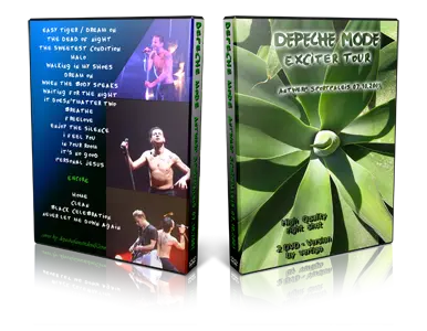 Artwork Cover of Depeche Mode 2001-10-07 DVD Antwerp Audience