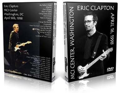 Artwork Cover of Eric Clapton 1988-04-16 DVD Washington Audience