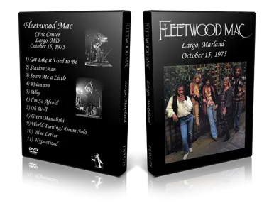 Artwork Cover of Fleetwood Mac 1975-10-15 DVD Largo Proshot