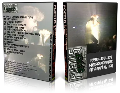 Artwork Cover of Foetus 1990-09-29 DVD Atlanta Audience