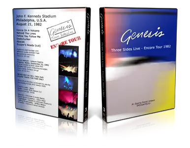 Artwork Cover of Genesis 1982-08-21 DVD Philadelphia Audience