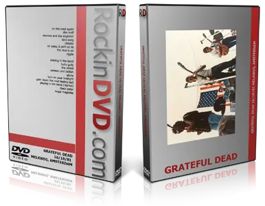 Artwork Cover of Grateful Dead 1981-10-16 DVD Amsterdam Audience