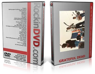 Artwork Cover of Grateful Dead 1989-05-27 DVD Oakland Proshot