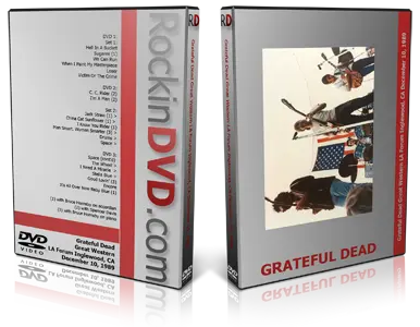 Artwork Cover of Grateful Dead 1989-12-10 DVD Los Angeles Audience