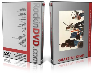 Artwork Cover of Grateful Dead 1989-12-31 DVD Oakland Audience