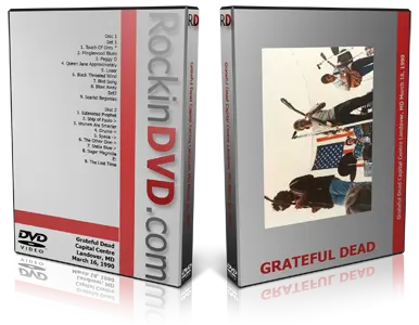 Artwork Cover of Grateful Dead 1990-03-16 DVD Landover Audience