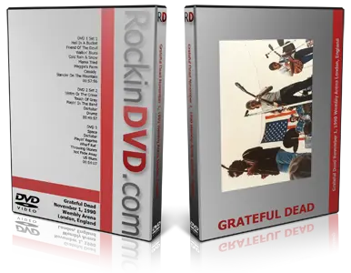 Artwork Cover of Grateful Dead 1990-11-01 DVD London Audience