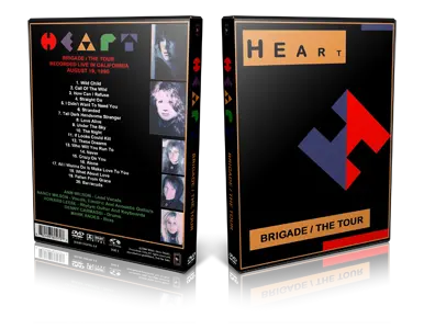 Artwork Cover of Heart 1990-08-19 DVD Mountain View Proshot