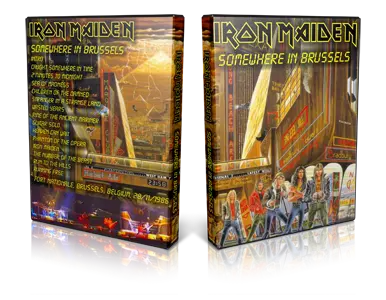 Artwork Cover of Iron Maiden 1986-11-28 DVD Brussels Audience