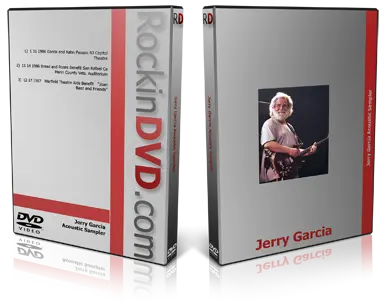 Artwork Cover of Jerry Garcia Compilation DVD Acoustic Sampler Audience