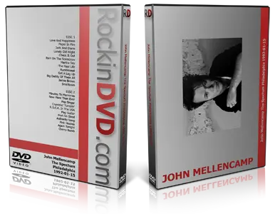 Artwork Cover of John Mellencamp 1992-01-15 DVD Philadelphia Audience