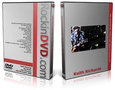 Artwork Cover of Keith Richards 1992-11-29 DVD Cologne Proshot