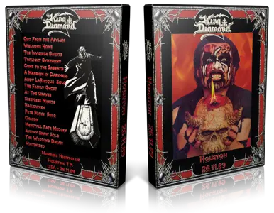 Artwork Cover of King Diamond 1989-11-26 DVD Houston Audience