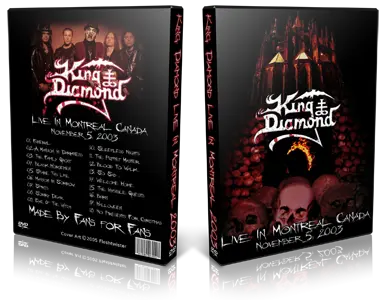 Artwork Cover of King Diamond 2003-11-05 DVD Montreal Audience