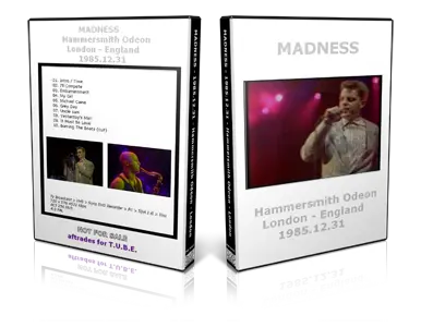 Artwork Cover of Madness 1985-12-31 DVD London Proshot