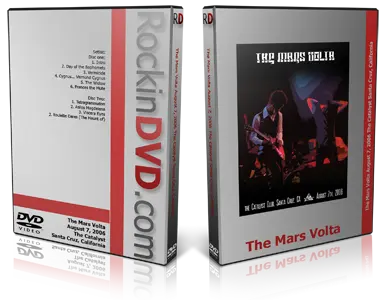 Artwork Cover of Mars Volta 2006-08-07 DVD Santa Cruz Audience