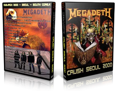 Artwork Cover of Megadeth 2000-03-01 DVD Seoul Proshot