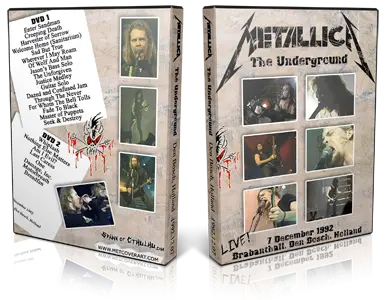 Artwork Cover of Metallica 1992-12-07 DVD Den Bosch Proshot