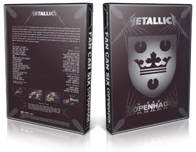 Artwork Cover of Metallica Compilation DVD Fan Can Six Proshot