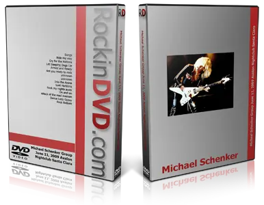 Artwork Cover of Michael Schenker 2009-06-11 DVD Santa Clara Audience