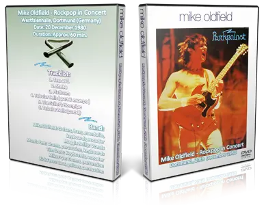 Artwork Cover of Mike Oldfield 1980-12-20 DVD Dortmund Proshot