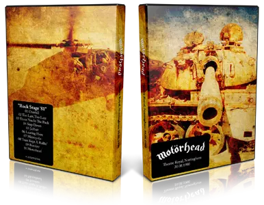 Artwork Cover of Motorhead 1980-08-20 DVD Nottingham Proshot