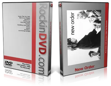 Artwork Cover of New Order 1986-10-13 DVD The Hacienda Audience