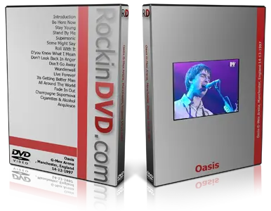 Artwork Cover of Oasis 1997-12-14 DVD Manchester Proshot