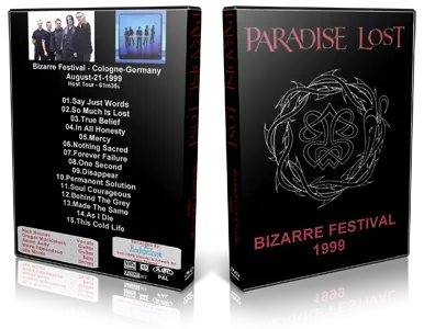 Artwork Cover of Paradise Lost 1999-08-21 DVD Koln Proshot