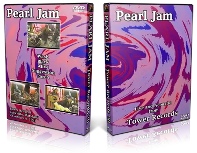 Artwork Cover of Pearl Jam 1991-11-09 DVD Rockville Audience