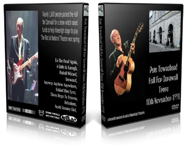 Artwork Cover of Pete Townshend 1998-11-10 DVD Truro Hall for Cornwall Audience