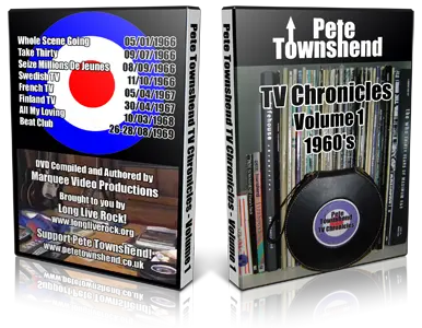 Artwork Cover of Pete Townshend Compilation DVD TV Chronicles Vol 1 Proshot