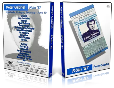 Artwork Cover of Peter Gabriel 1987-06-19 DVD Cologne Audience