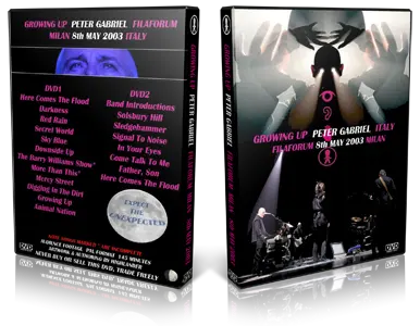 Artwork Cover of Peter Gabriel 2003-05-08 DVD Various Audience