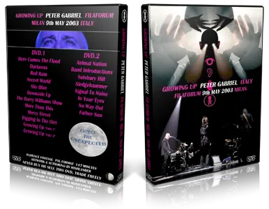 Artwork Cover of Peter Gabriel 2003-05-09 DVD Milan Audience