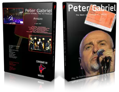 Artwork Cover of Peter Gabriel 2007-07-05 DVD Piazza Grande Audience