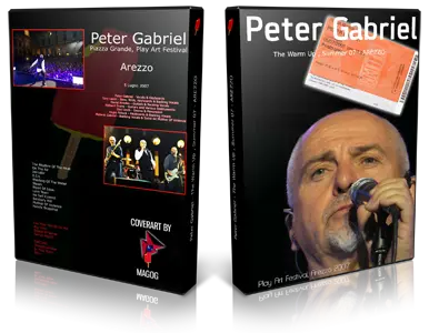 Artwork Cover of Peter Gabriel 2007-07-05 DVD Arezzo Audience