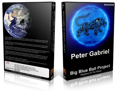 Artwork Cover of Peter Gabriel Compilation DVD Big Blue Ball Proshot
